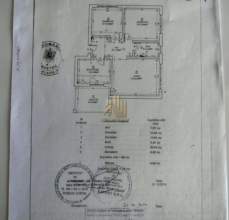 Apartament 3 camere Sanpetru Residence