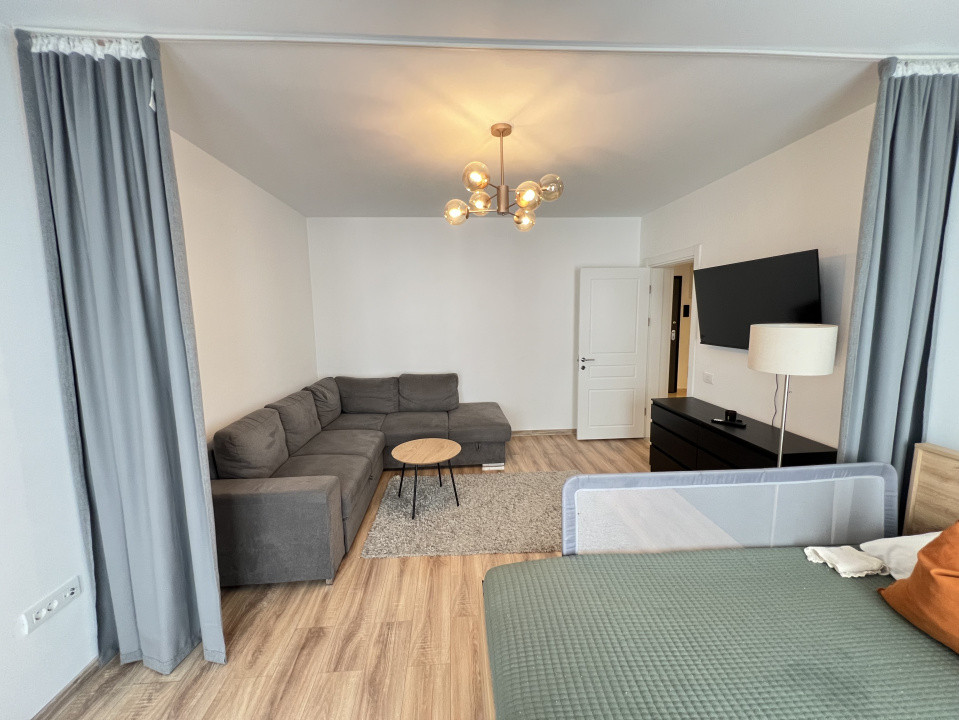 Apartament-2 camere-decomandat-mobilat-utilat-etaj 1-parcare-2 balcoane