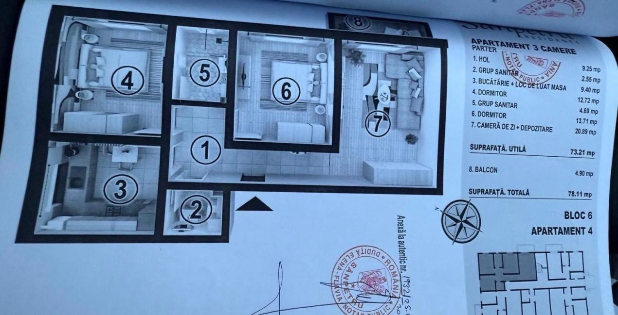 Apartament-3-Camere-Decomandat-73mp-Utili-Balcon-5mp-Parcare-Sanpetru-Residence