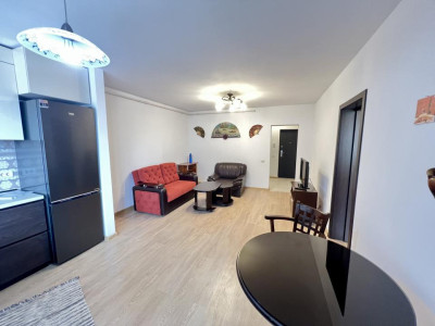 Inchiriere-apartament-2 camere-open space-nou-parcare-mobilat-utilat