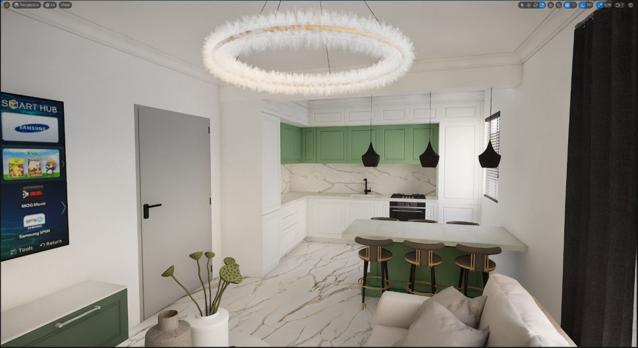 Apartament 3 camere,gradina proprie