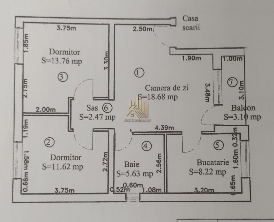Apartament 3 camere Vanzare