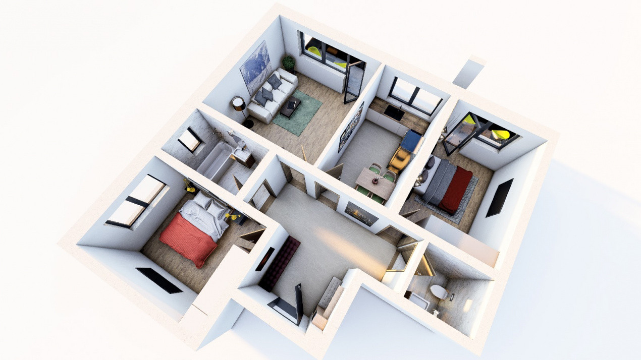 Apartament 3 camere Subcetate Comision 0