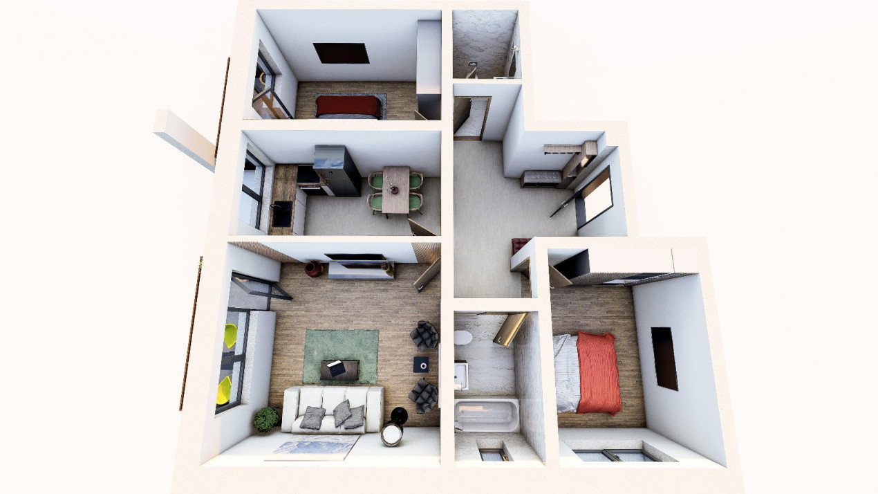 Apartament 3 camere Subcetate Comision 0