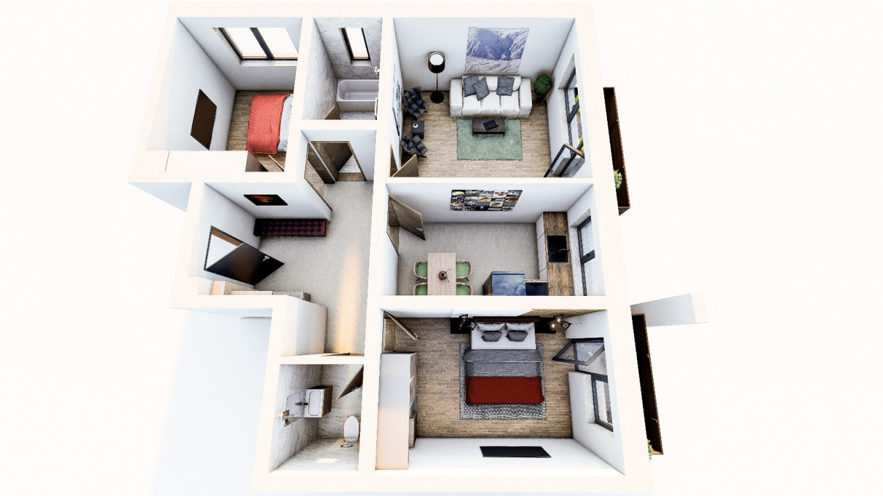 Apartament 3 camere Subcetate Comision 0