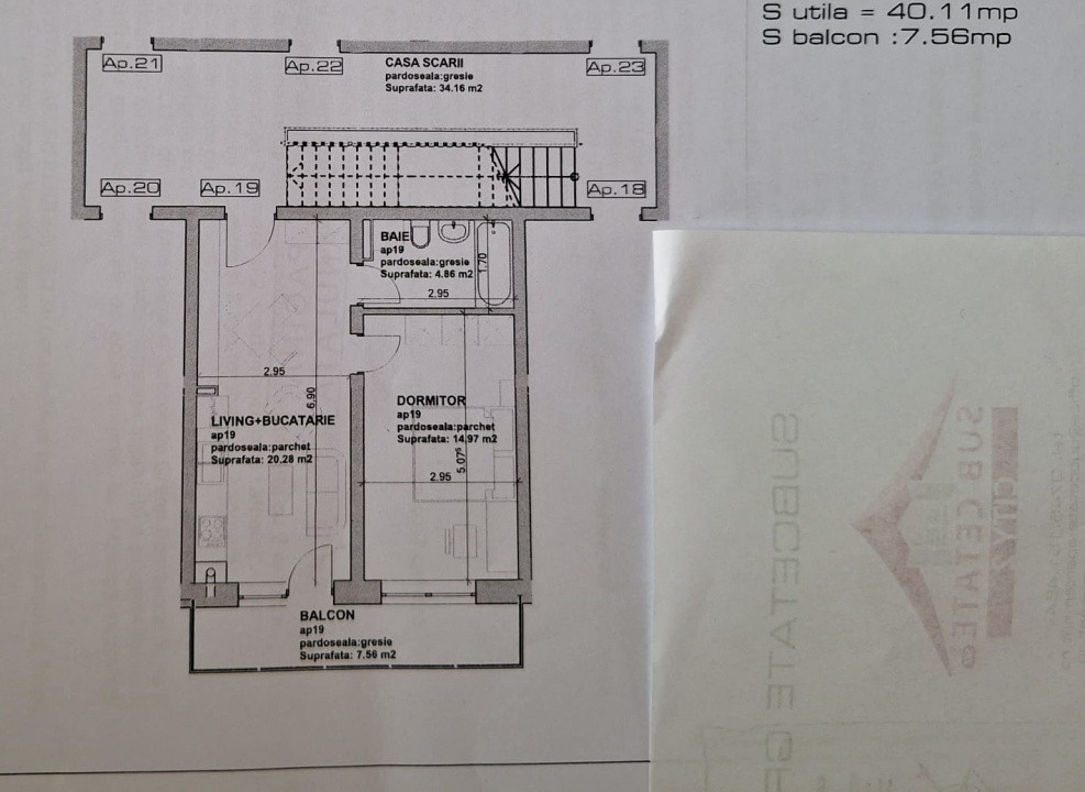 Apartament 2 camere tip studio